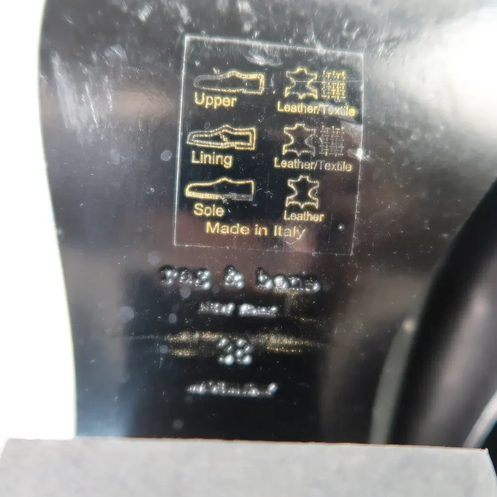 rag & bone Black Ankle Boots - Picture 7 of 8